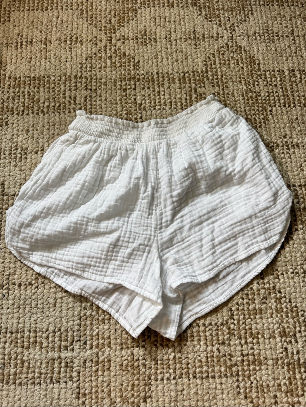 Aerie 100% Cotton White Shorts sz S